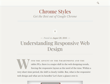 Tablet Screenshot of chromestyles.com